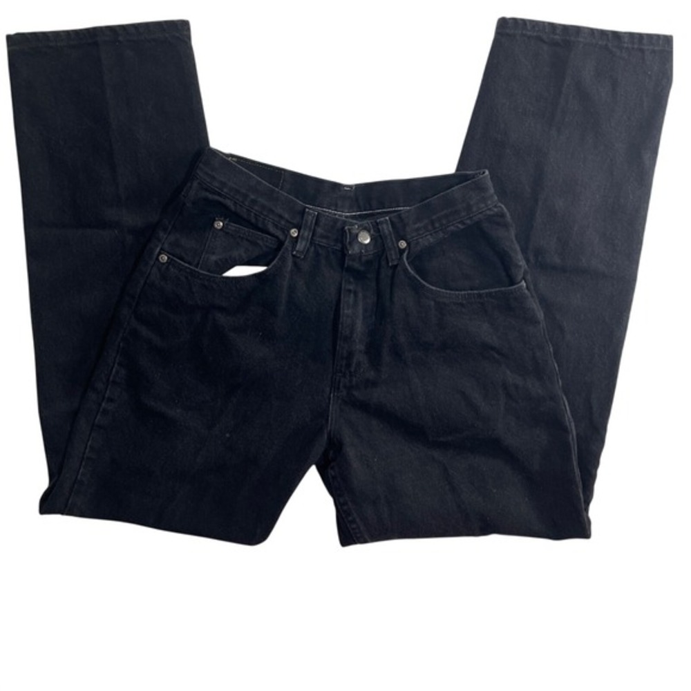VF Jeanswear Black Denim Jeans dark 29x30 High Rise Comfort‎ Fit Casual